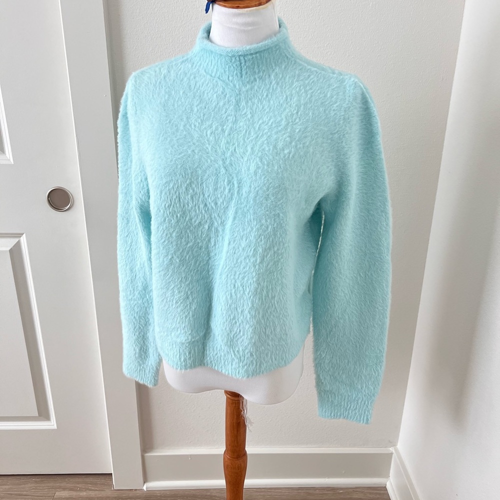 a new day Soft Sky Blue Turtleneck Sweater